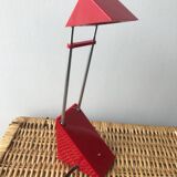 Red IKEA designer lamp from the 80s