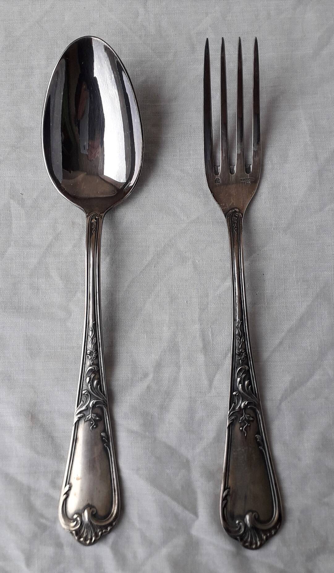 Silver-plated cutlery by Ercuis Philippe
