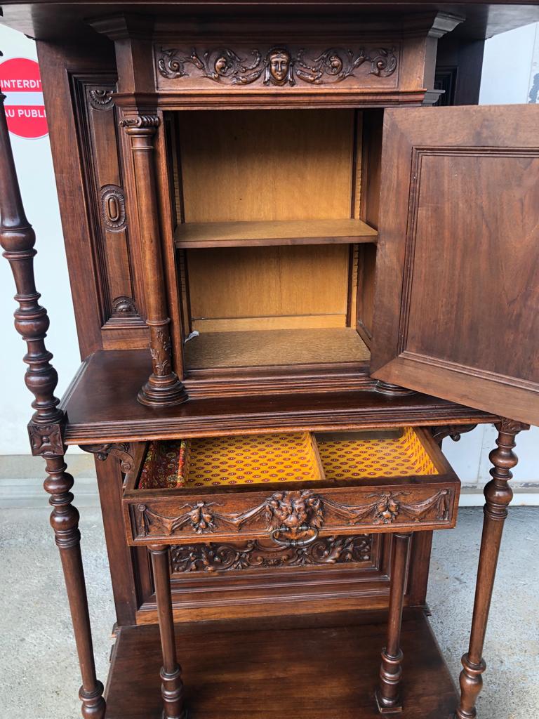 Credence In Walnut Style Renaissance Late Nineteenth Century - Buffet - Dessert