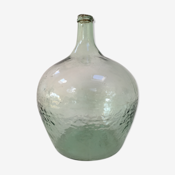 Ancienne dame-jeanne aux reflets verts - 10l