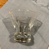 Series of 8 glasses with Art Deco aperitif