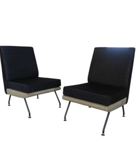 Pair of vintage armchairs from the 1950s – modernist spirit