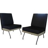 Pair of vintage armchairs from the 1950s – modernist spirit