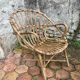 Paire de fauteuils en rotin vintage