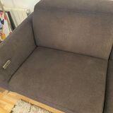 Dark gray sofa 3 places Boconcept electric