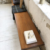 Scandinavian teak bench