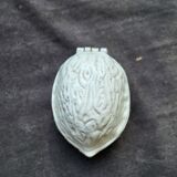 Vintage cast iron nut crate