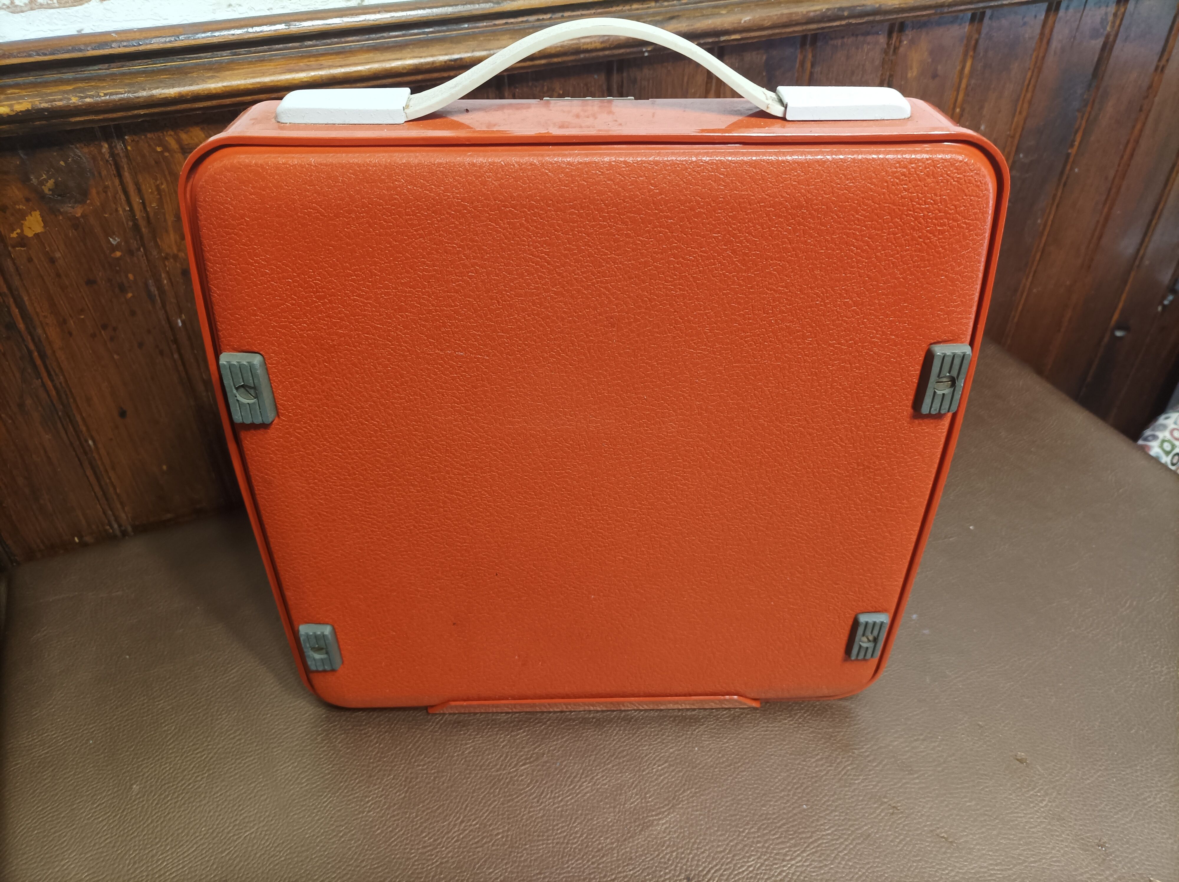 Hermes baby orange typewriter