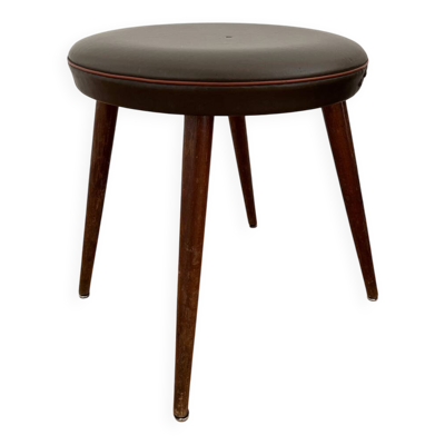 Tabouret Mondor par Baumann vintage pieds compas