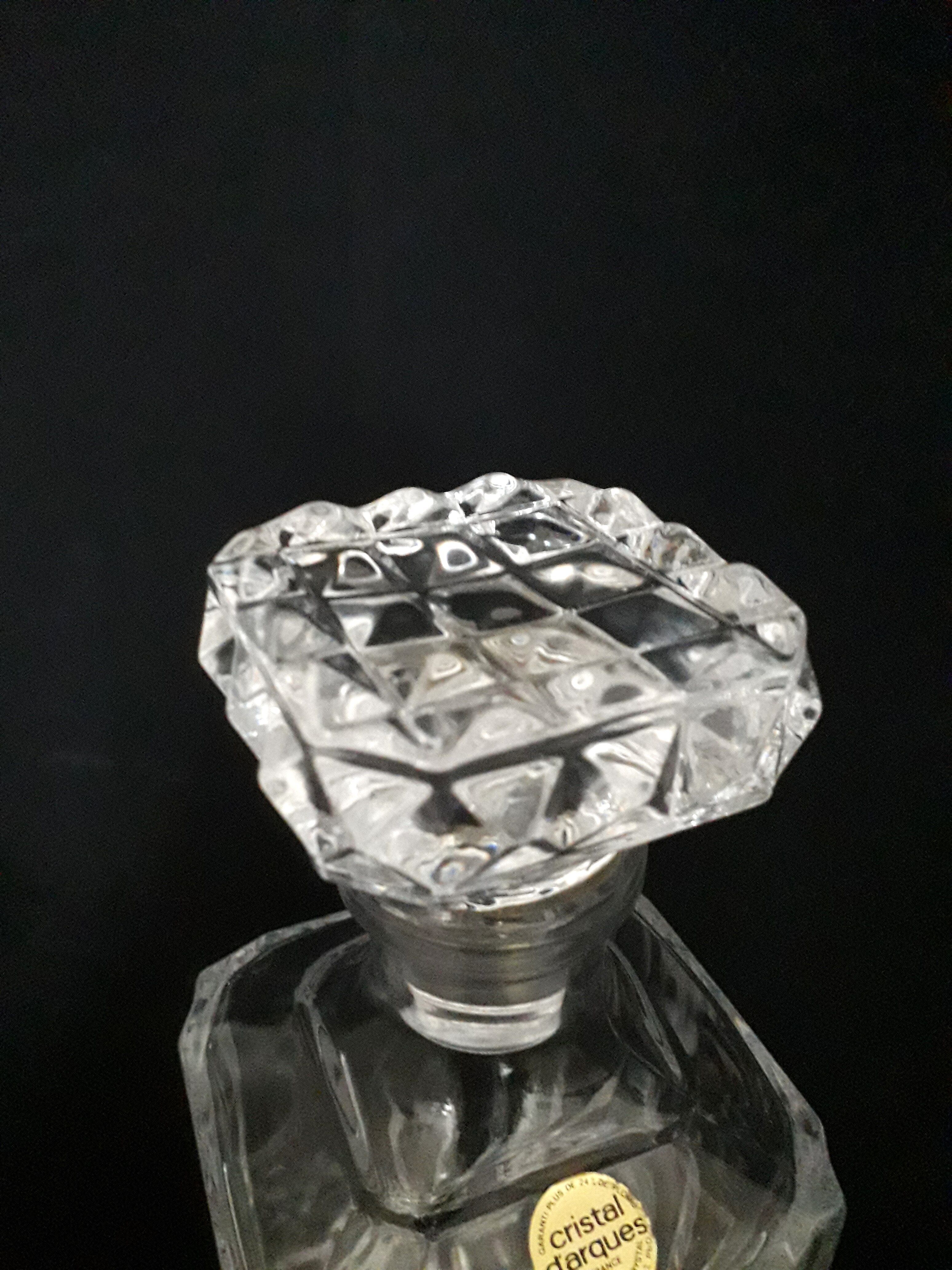 Vintage whisky decanter - Cristal d'arques model Villandry -1970