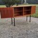 Buffet of the 60s in blond oak metal feet with square section