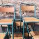 9 tolix school chairs