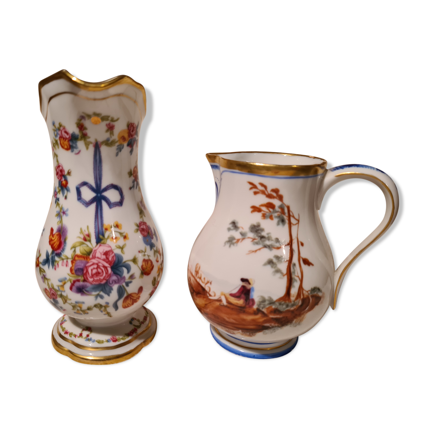 Lot of porcelain pots