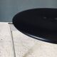 Midcentury Modern Leather Tripod Stool by Uno & Östen Kristiansson for Luxus, Sweden, 1960s
