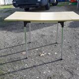 Beige vintage formica table