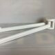 Porte serviettes blanc Space âge Italy métal plastica