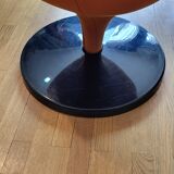 Pierre Guariche armchair "in orange fabric by Meurop Belgium 1960 Vintage