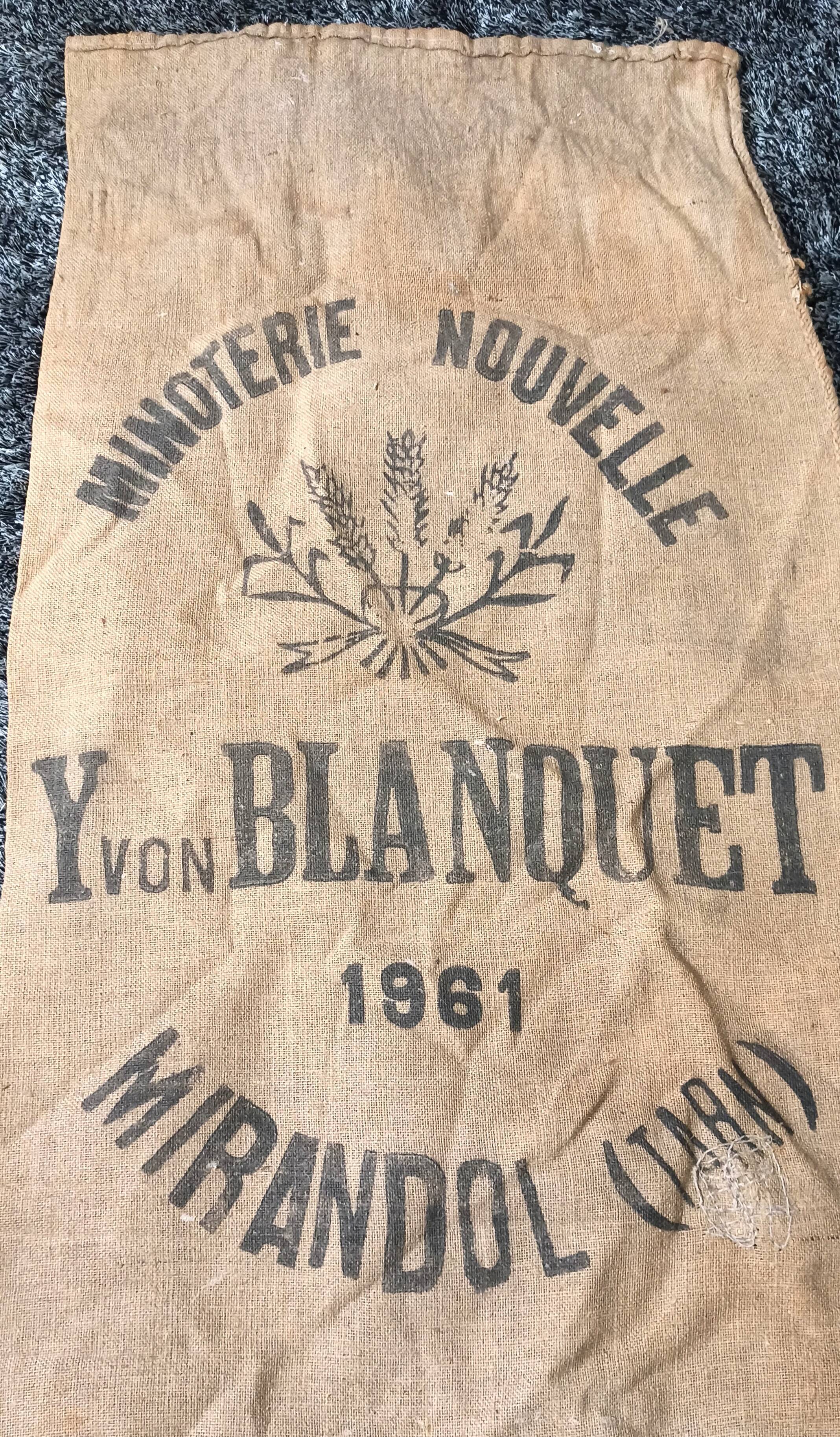 Burlap bag blanquet Tarn