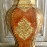 Ceramic lamp with Venetian decor
