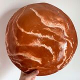 Ancien Plat creux artisanal pièce unique