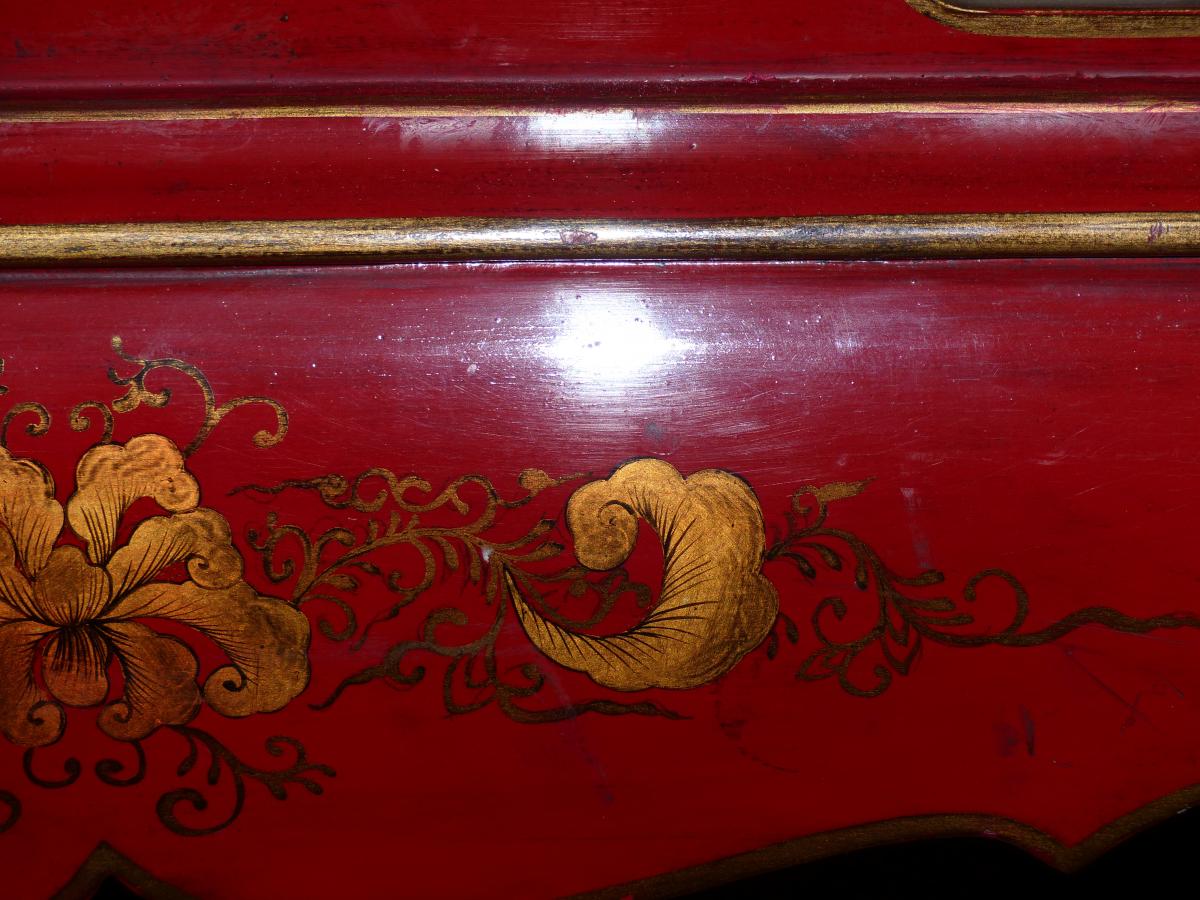 Japanese Coffee Table Chinese Laque Louis Midavaine