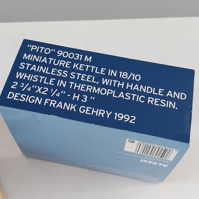 Alessi miniature Pito, design Frank Gehry 1992