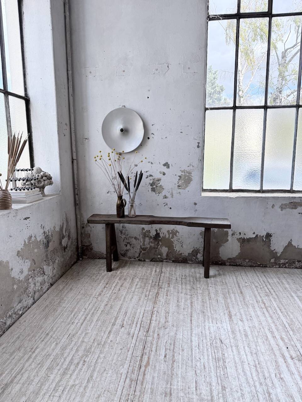 Banc console établi 1950