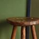 Tripod brutalist stool