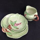 Carlton ware set plates green foxglove
