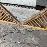 Rattan mirror