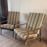 Pair of Scandinavian armchairs from the 1960s.