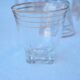 12 liqueur glasses with a gold rim from the 1950s-1960s.