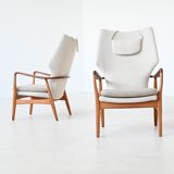 A. Madsen and H. Schubell “Kirsten” lounge chairs Bovenkamp Netherlands 1960