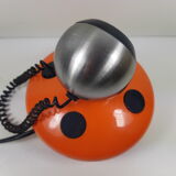 Vintage Orange lamp "Ladybug" years 70 space age OSRAM