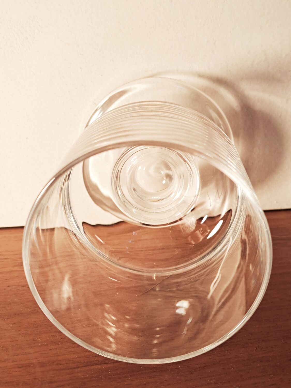 Set 11 glasses blown crystal 1970