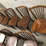 Set of 9 bistro chairs