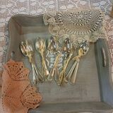 5 pairs of silver-plated cutlery