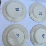 Set of six Dordrecht BFK dinner plates