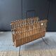 Rattan magazine rack
