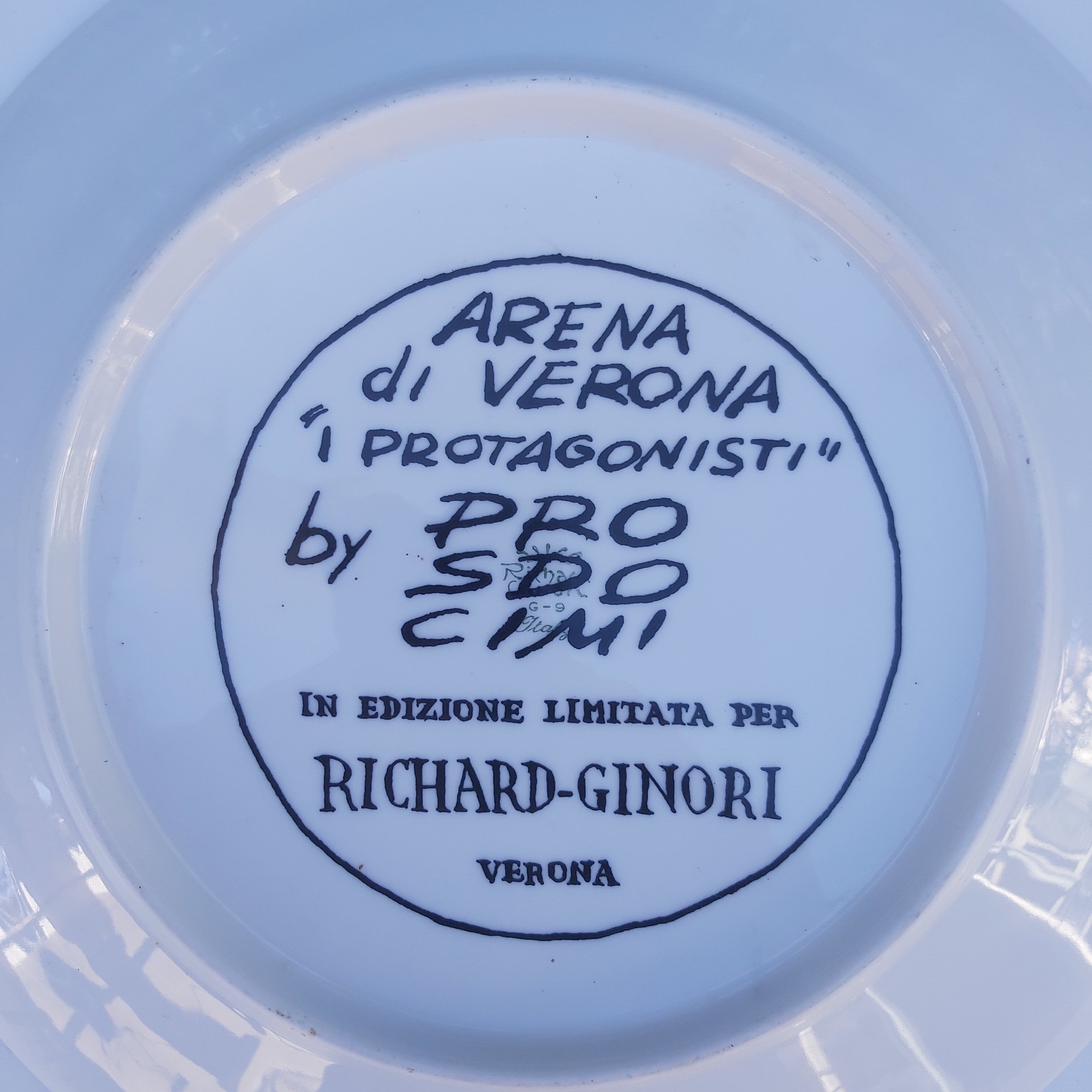 Dish "Arena di Verona" Richard Ginori Prosdocimi