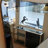 Mirror XXL two-tone 60s libe shape 166x76cm