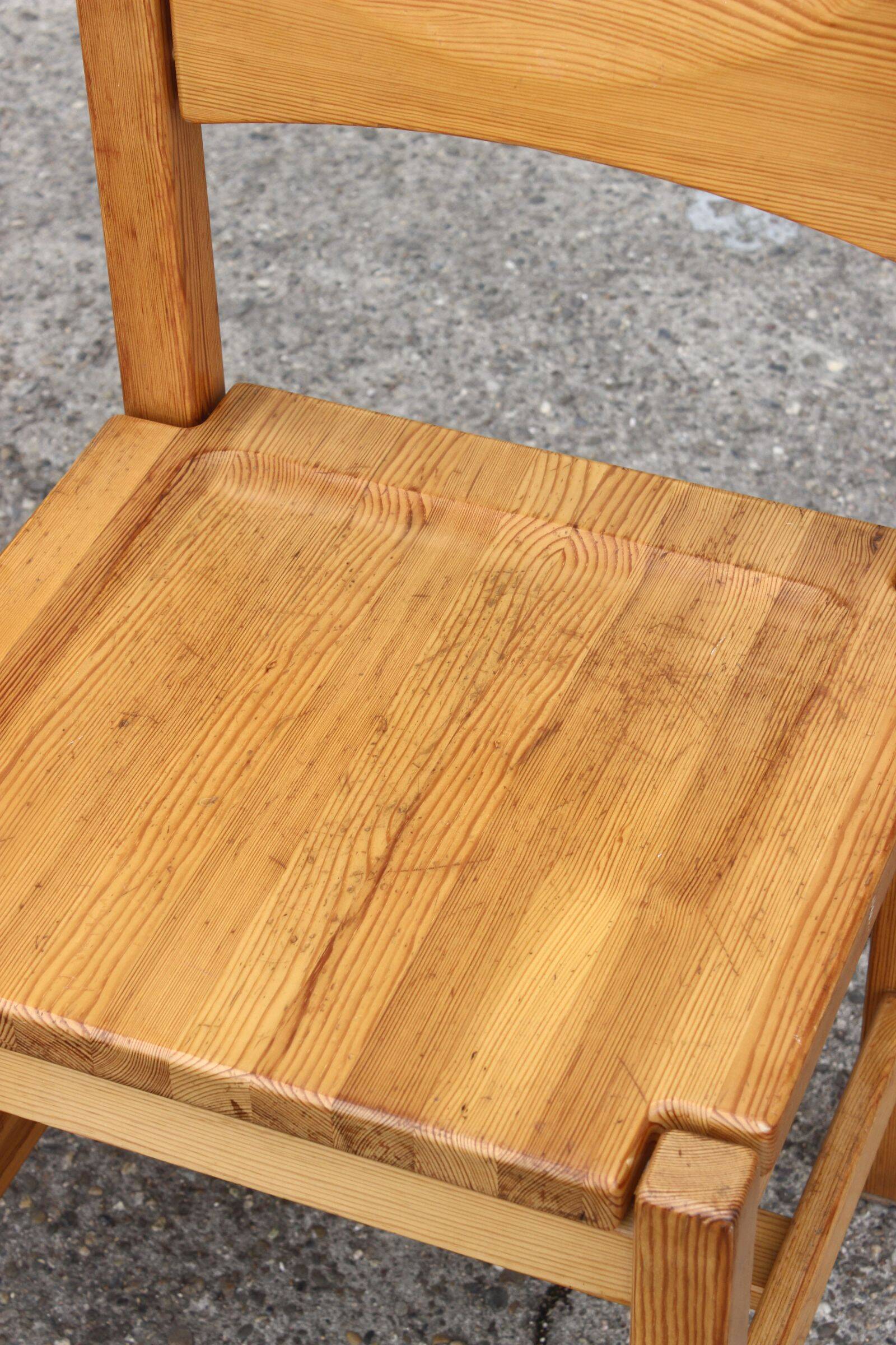 Table à manger & chaises Hongisto en pin par Ilmari Tapiovaara pour Laukaan Puu
