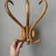 Porte manteau thonet vintage en bois courbé