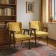 Paire de fauteuils des années 1960