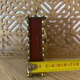 Old alarm clock to go back year 60 blessing west Germany in wood and metal