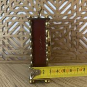 Old alarm clock to go back year 60 blessing west Germany in wood and metal