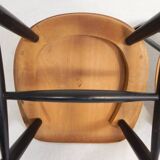 Set of 4 Fanett model slatted chairs, Tapiovaara, 1960s