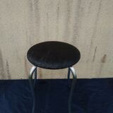 Stool in skaï noi Soudexvinyl H 44 cm
