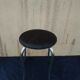 Stool in skaï noi Soudexvinyl H 44 cm