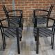 Set of 4 Italian design armchairs from the 80s